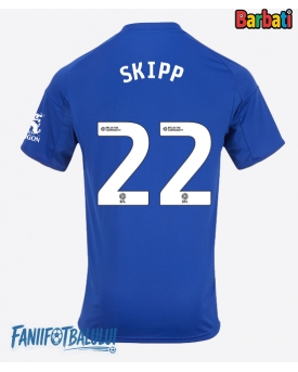 Leicester City Oliver Skipp #22 Tricou Fotbal Replică 2025-26 Barbati Acasa